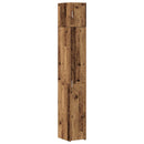 Opbevaringsskab 2 pcs Gammelt træ 30 x 42,5 x 225 cm