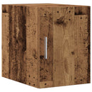 Opbevaringsskab 2 pcs Gammelt træ 30 x 42,5 x 225 cm