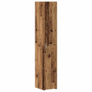 Opbevaringsskab 2 pcs Gammelt træ 30 x 42,5 x 225 cm