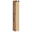 Opbevaringsskab 2 pcs Gammelt træ 30 x 42,5 x 225 cm