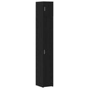 Opbevaringsskab 2 pcs Sort eg 30 x 42,5 x 225 cm