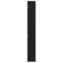 Opbevaringsskab 2 pcs Sort eg 30 x 42,5 x 225 cm