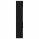 Opbevaringsskab med skuffe 2 pcs Sort eg 30 x 42,5 x 225 cm