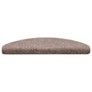 trappemåtter selvklæbende 20 stk. 65x21x4 cm lys brune halvrund store