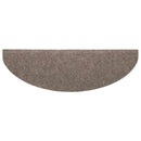 trappemåtter selvklæbende 20 stk. 65x21x4 cm beige halvrunde store