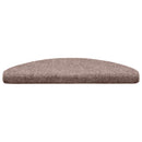 trappemåtter selvklæbende 30 stk. 65x21x4 cm lys brune halvrund store