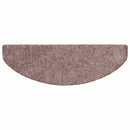 trappemåtter selvklæbende 30 stk. 65x21x4 cm lys brune halvrund store