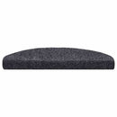 trappemåtter selvklæbende 30 stk. 65x21x4 cm mørkegrå halvrunde store