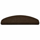 trappemåtter selvklæbende 30 stk. 65x21x4 cm brune halvrunde store
