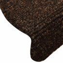 trappemåtter selvklæbende 30 stk. 65x21x4 cm brune halvrunde store