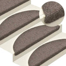 trappemåtter selvklæbende 30 stk. 65x21x4 cm beige halvrunde store