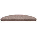 trappemåtter selvklæbende 30 stk. 56x17x3 cm lys brune halvrunde