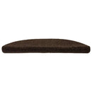 trappemåtter selvklæbende 30 stk. 56x17x3 cm brune halvrunde