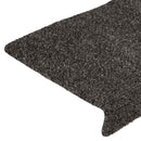 trappemåtter selvklæbende 30 stk. 65x21x4 cm antracit rektangulær kant