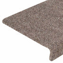 trappemåtter selvklæbende 30 stk. 65x21x4 cm beige rektangulær kant