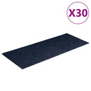 trappemåtter selvklæbende 30 stk. 60x25 cm marineblå rektangulære
