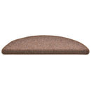 trappemåtter 30 stk. 56x17x3 cm brune halvrunde