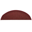 trappemåtter 30 stk. 56x17x3 cm bordeaux halvrund