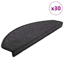 trappemåtter 30 stk. 65 x 24 x 4 cm antracit halvrund store