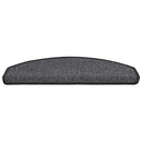 trappemåtter 30 stk. 65 x 24 x 4 cm antracit halvrund store