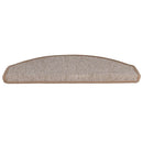 trappemåtter 30 stk. 65 x 24 x 4 cm lysebrune halvrunde store