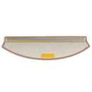 trappemåtter 30 stk. 65 x 24 x 4 cm lysebrune halvrunde store