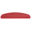 trappemåtter 30 stk. 65 x 24 x 4 cm rød halvrund store