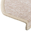 trappemåtter 30 stk. 65 x 24 x 4 cm taupe halvrund store