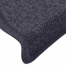 trappemåtter 30 stk. 65 x 24 x 4 cm mørkegrå og blå halvrunde store
