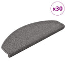 trappemåtter 30 stk. 65 x 24 x 4 cm grå og sort halvrunde store
