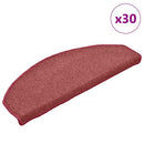 trappemåtter 30 stk. 65 x 24 x 4 cm bordeaux halvrund store