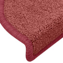 trappemåtter 30 stk. 65 x 24 x 4 cm bordeaux halvrund store