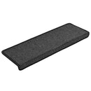 trappemåtter 30 stk. 65x21x4 cm antracit rektangulær kant
