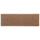 trappemåtter 30 stk. 65x21x4 cm brune rektangulære kanter