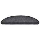 trappemåtter 20 stk. 56x17x3 cm antracit halvrund
