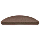 trappemåtter 20 stk. 56x17x3 cm kaffebrune halvrund