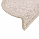 trappemåtter 20 stk. 56x17x3 cm taupe halvrund