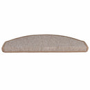 trappemåtter 20 stk. 65 x 24 x 4 cm lysebrune halvrunde store