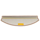 trappemåtter 20 stk. 65 x 24 x 4 cm lysebrune halvrunde store