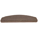 trappemåtter 20 stk. 65 x 24 x 4 cm kaffebrune halvrund store