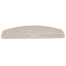 trappemåtter 20 stk. 65x24x4 cm taupe halvrund store
