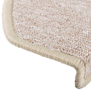 trappemåtter 20 stk. 65x24x4 cm taupe halvrund store
