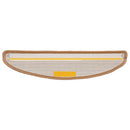 trappemåtter 30 stk. 56x17x3 cm beige halvrunde