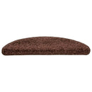 trappemåtter 30 stk. 56x17x3 cm brune halvrunde