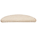 trappemåtter 30 stk. 56x17x3 cm cremefarvede halvrund