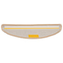 trappemåtter 30 stk. 56x17x3 cm cremefarvede halvrund