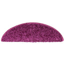 trappemåtter 30 stk. 56x17x3 cm violette halvrund