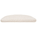 trappemåtter 30 stk. 56x17x3 cm hvide halvrunde