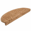 trappemåtter 30 stk. 65x21x4 cm beige halvrunde store