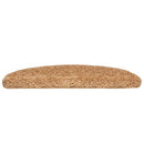 trappemåtter 30 stk. 65x21x4 cm beige halvrunde store